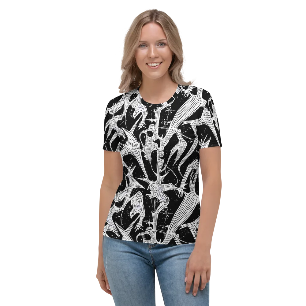 Inkwood Veins on Women's Crew Neck T-Shirt — Front