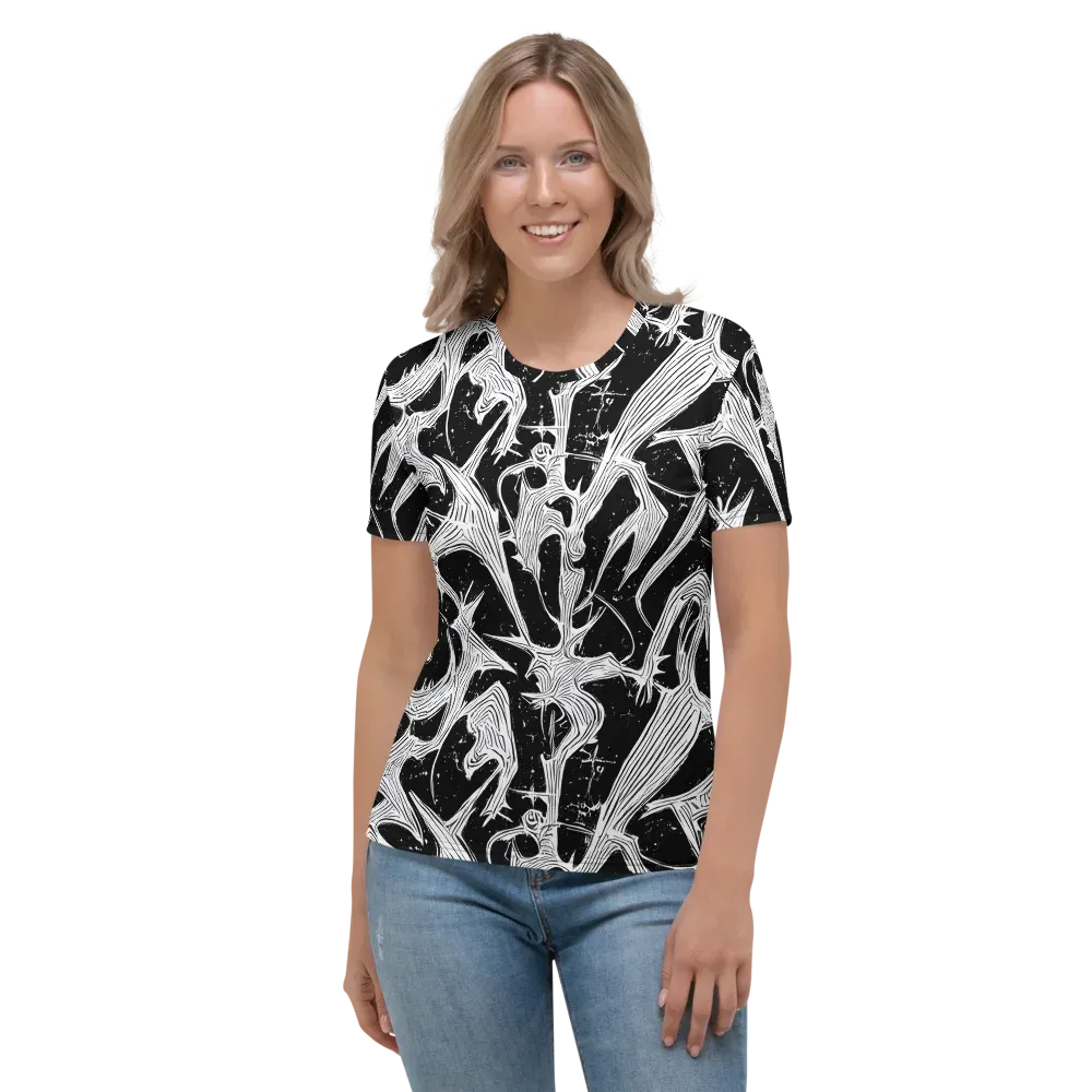 Inkwood Veins on Women's Crew Neck T-Shirt — Front