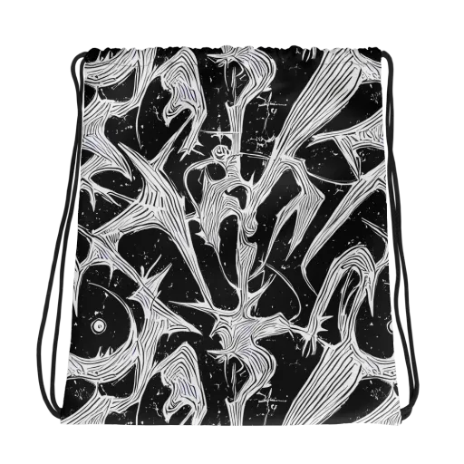 Inkwood Veins on a Drawstring Bag