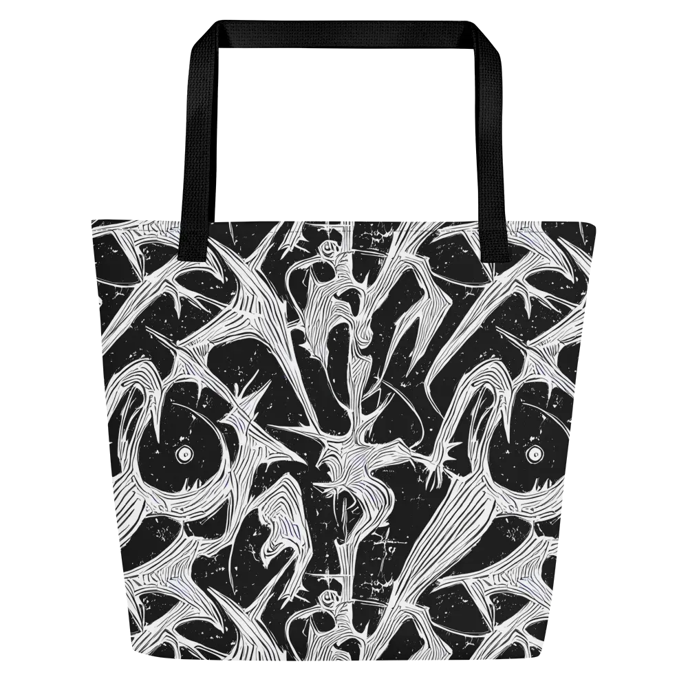 Inkwood Veins on Large Tote Bag W/ Pocket — Front