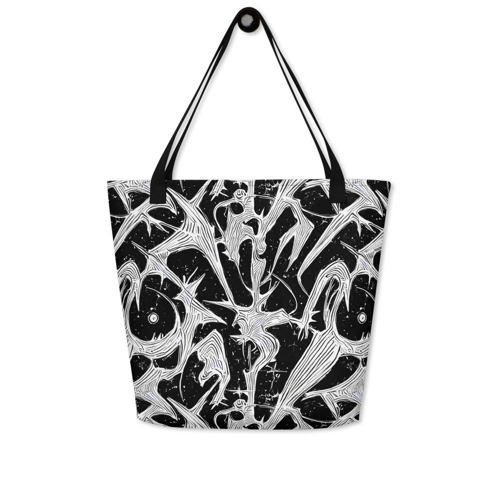 Inkwood Veins on Large Tote Bag W/ Pocket — Front