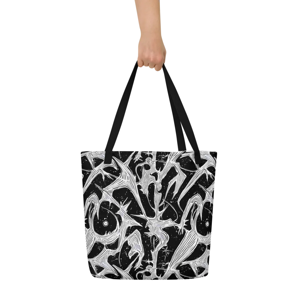 Inkwood Veins on Large Tote Bag W/ Pocket — Front