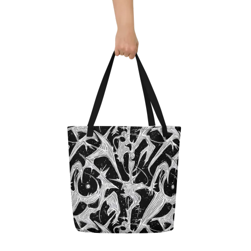 Inkwood Veins on a Large Tote Bag W/ Pocket
