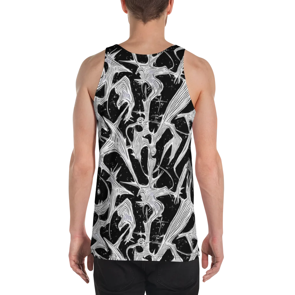 Inkwood Veins on Men's Tank Top — Back