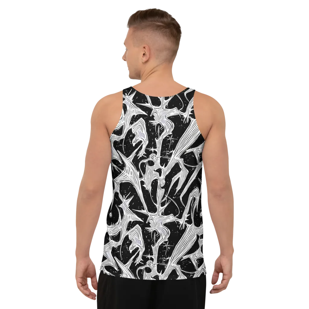 Inkwood Veins on Men's Tank Top — Back