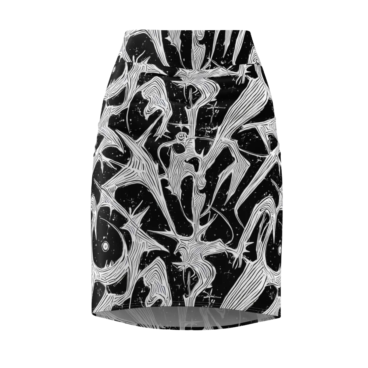 Inkwood Veins on Pencil Skirt — Front