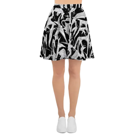 Inkwood Veins on a Skater Skirt
