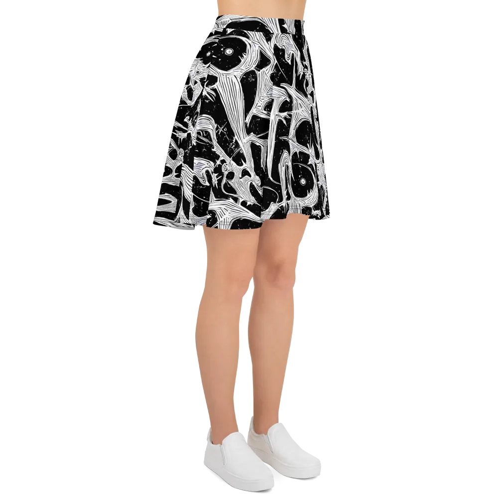 Inkwood Veins on Skater Skirt — Right