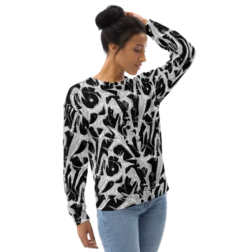 Inkwood Veins on a Sweatshirt
