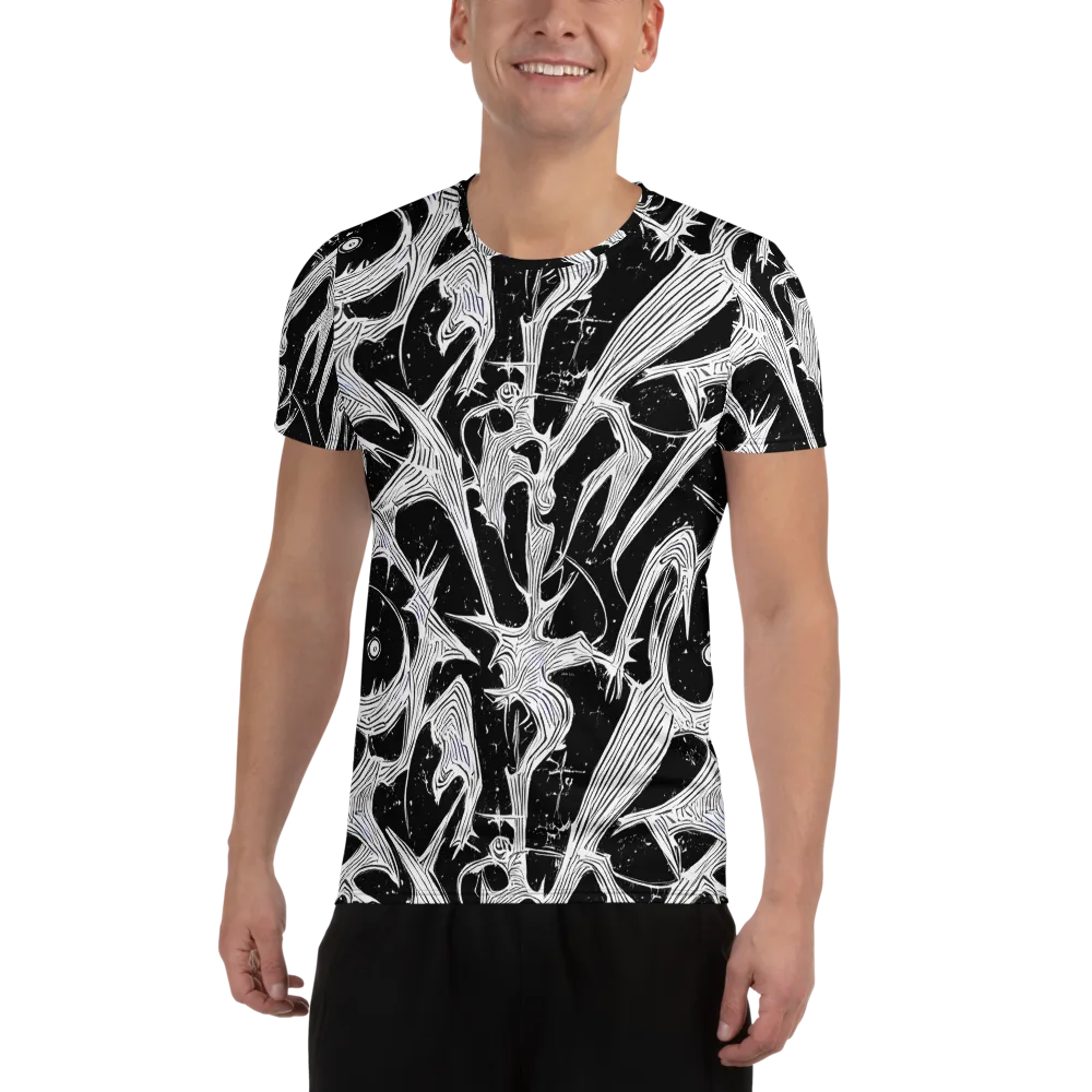 Inkwood Veins on Men's Athletic T-Shirt — Front