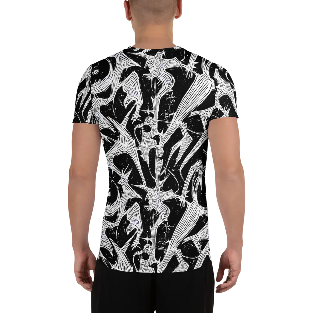 Inkwood Veins on Men's Athletic T-Shirt — Back