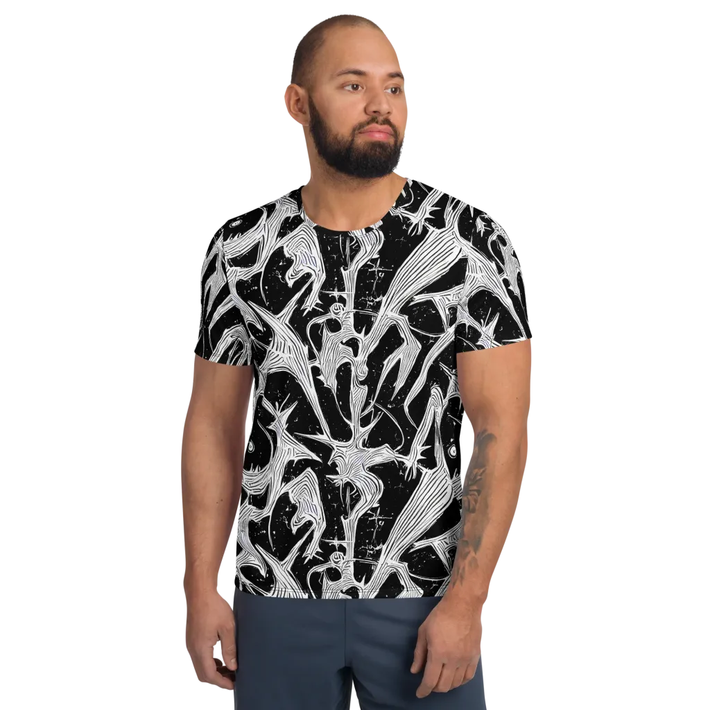 Inkwood Veins on Men's Athletic T-Shirt — Front