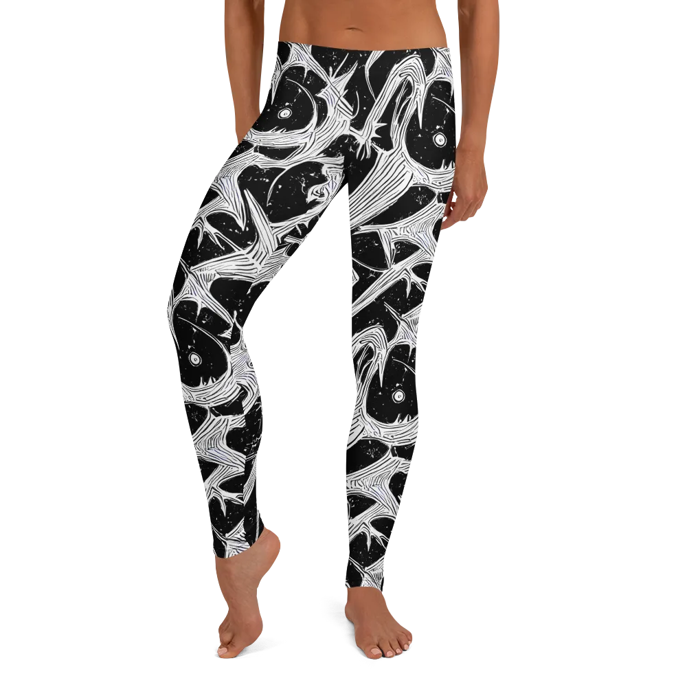 Inkwood Veins on Leggings — Front