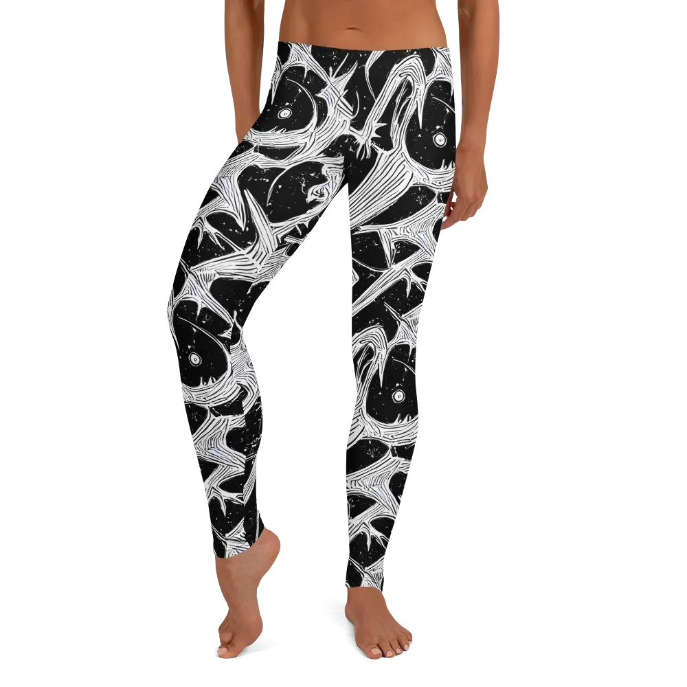 Inkwood Veins on Leggings — Front