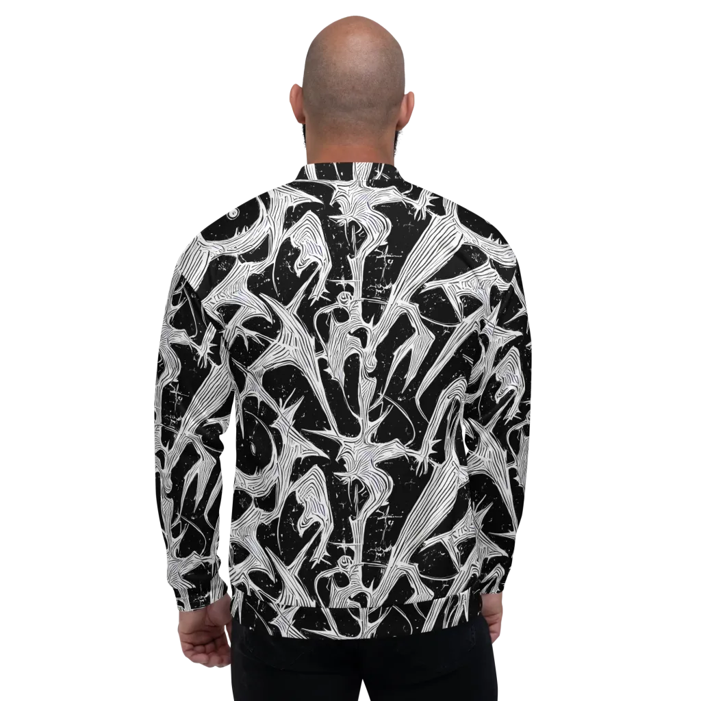Inkwood Veins on Bomber Jacket — Back
