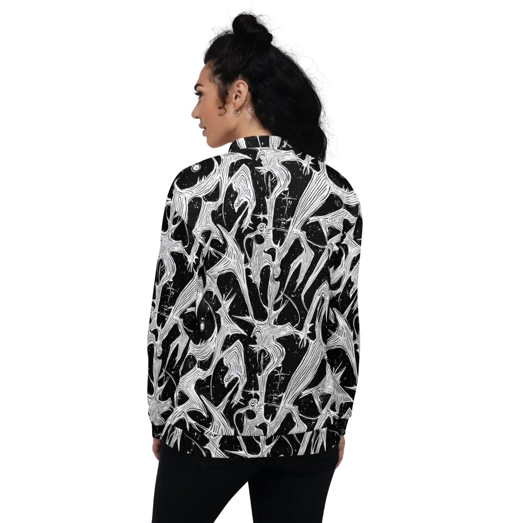 Inkwood Veins on Bomber Jacket — Back