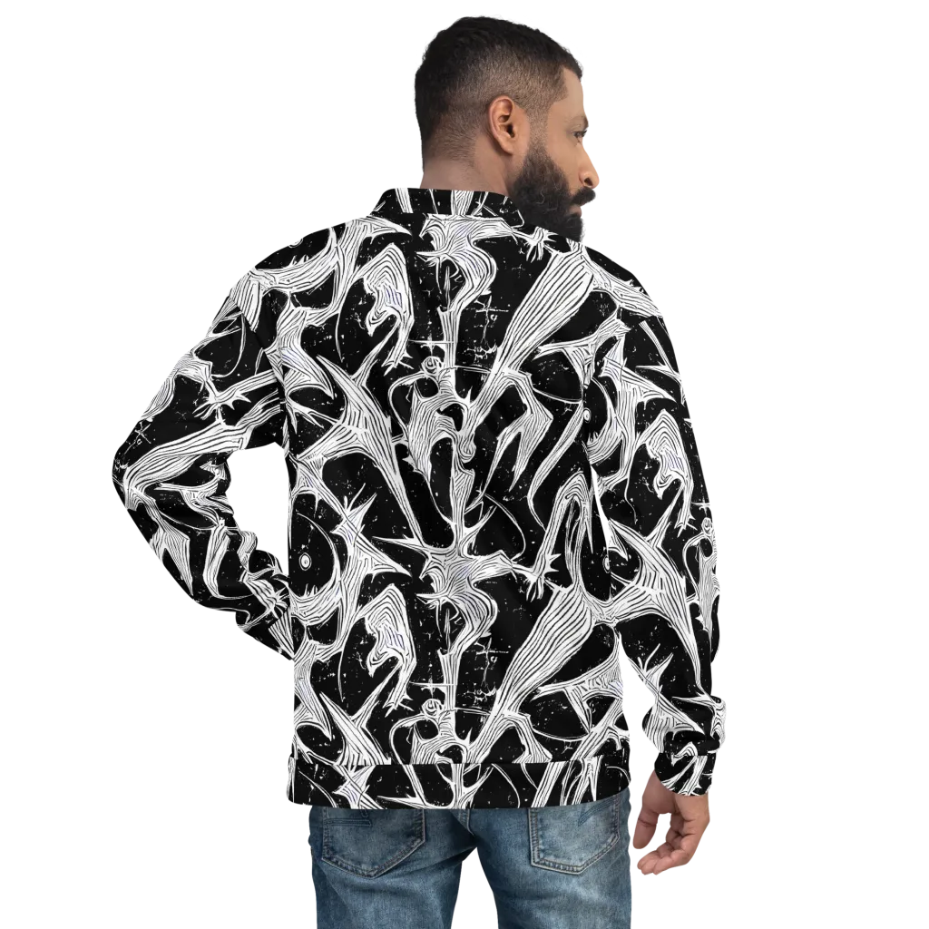 Inkwood Veins on Bomber Jacket — Back