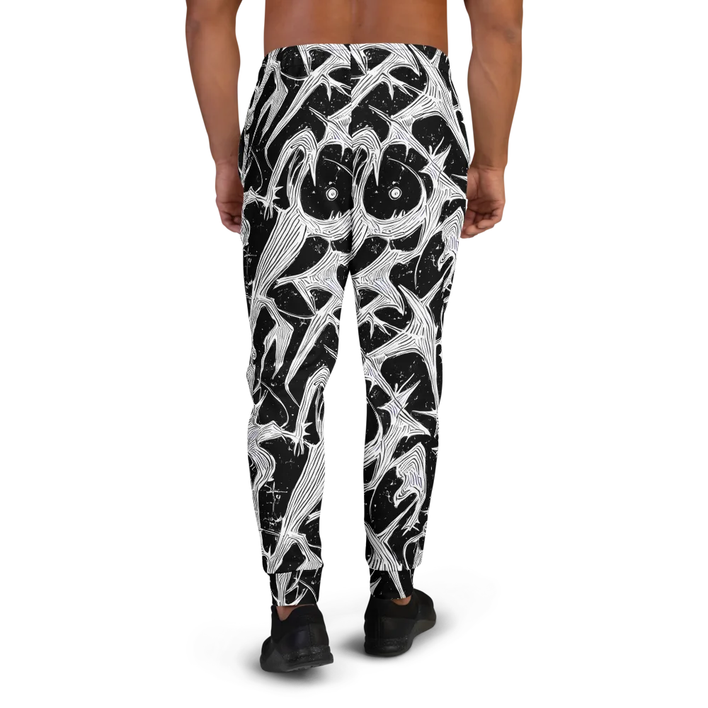 Inkwood Veins on Men's Joggers — Back