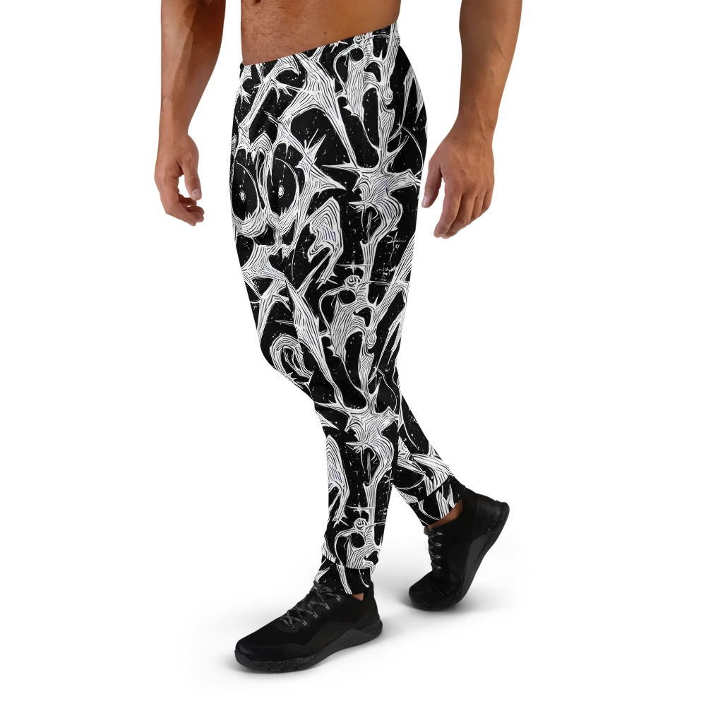 Inkwood Veins on Men's Joggers — Left