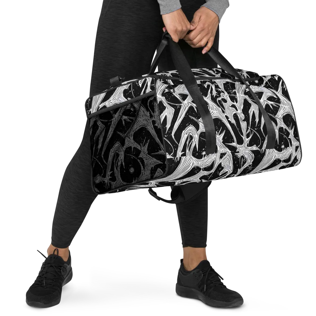 Inkwood Veins on Duffle Bag — Right Front