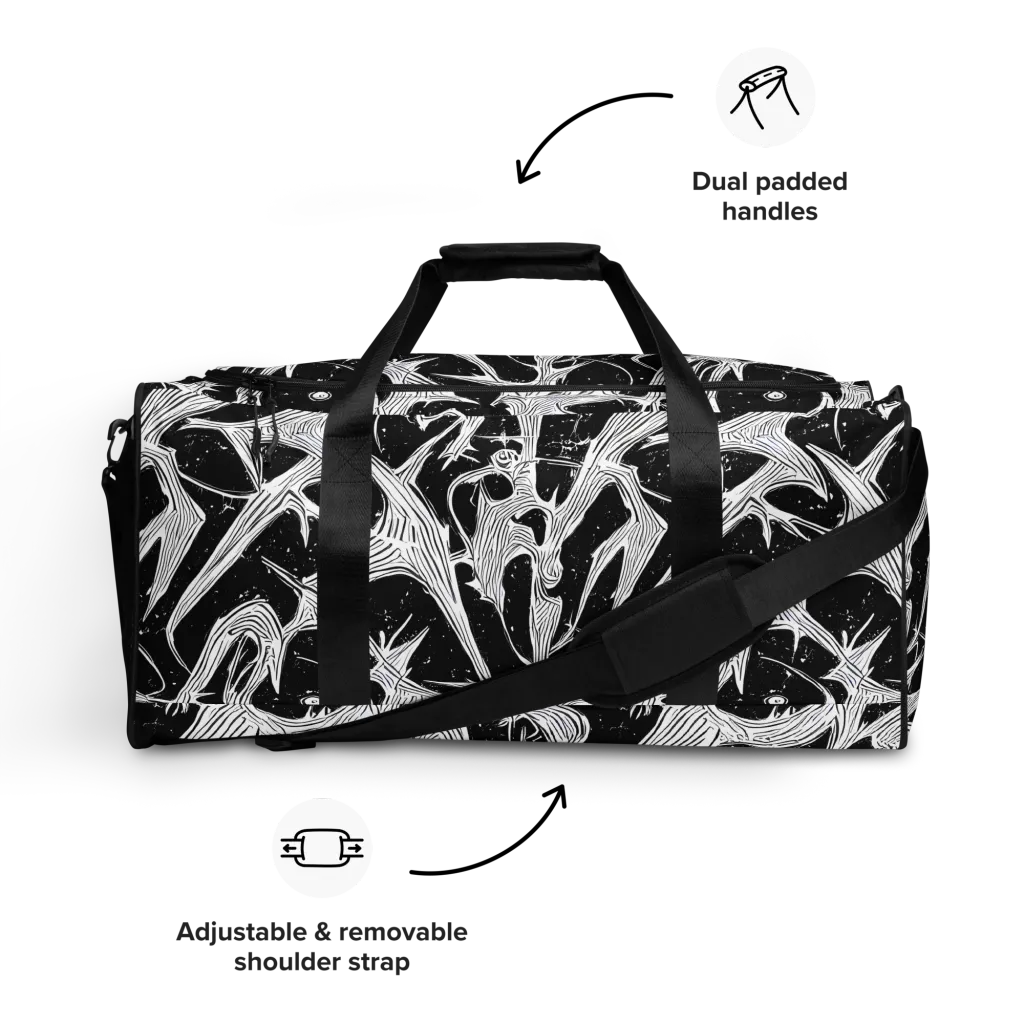 Inkwood Veins on Duffle Bag — Front