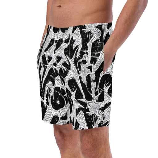 Inkwood Veins on a Swim Trunks