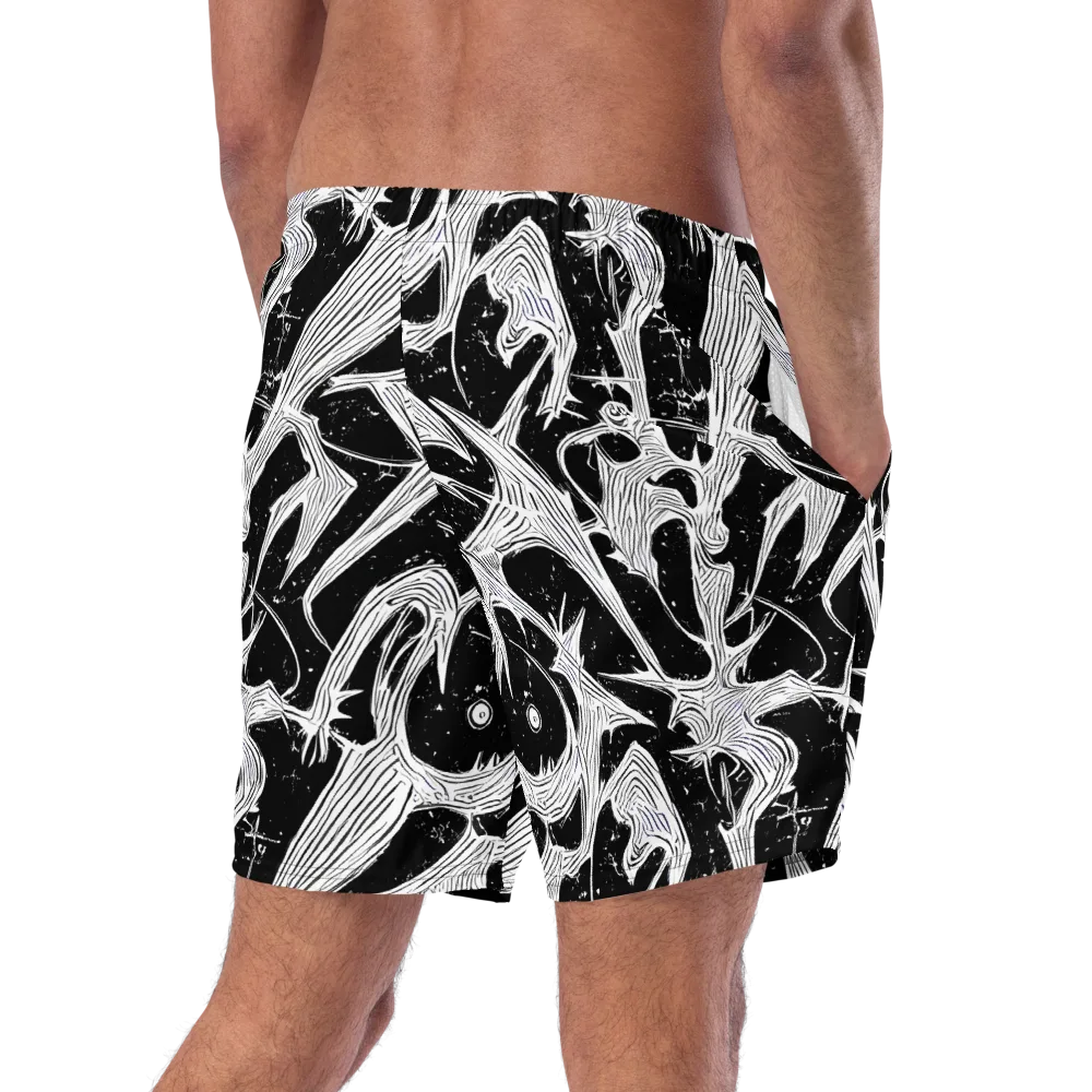 Inkwood Veins on Swim Trunks — Right Back