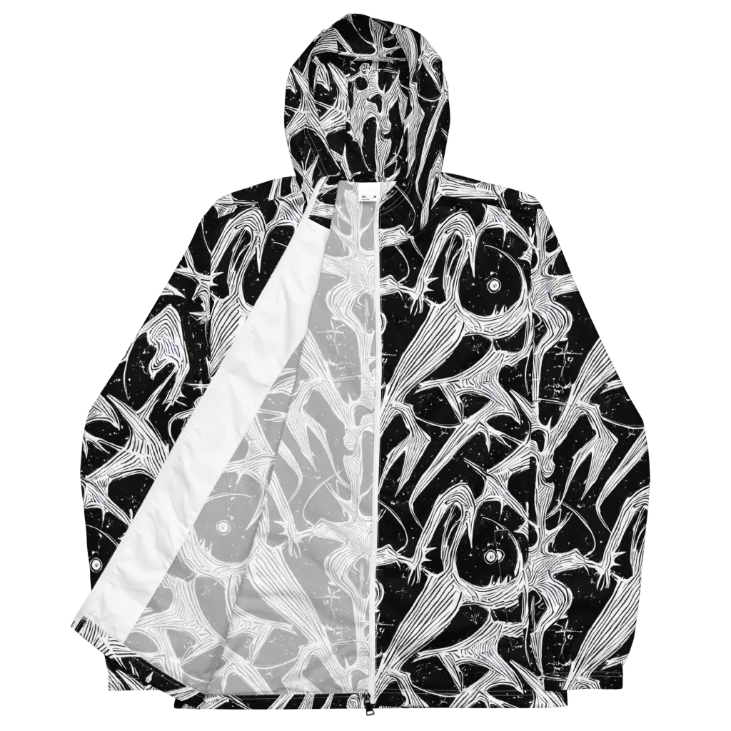 Inkwood Veins on Men's Windbreaker — Front