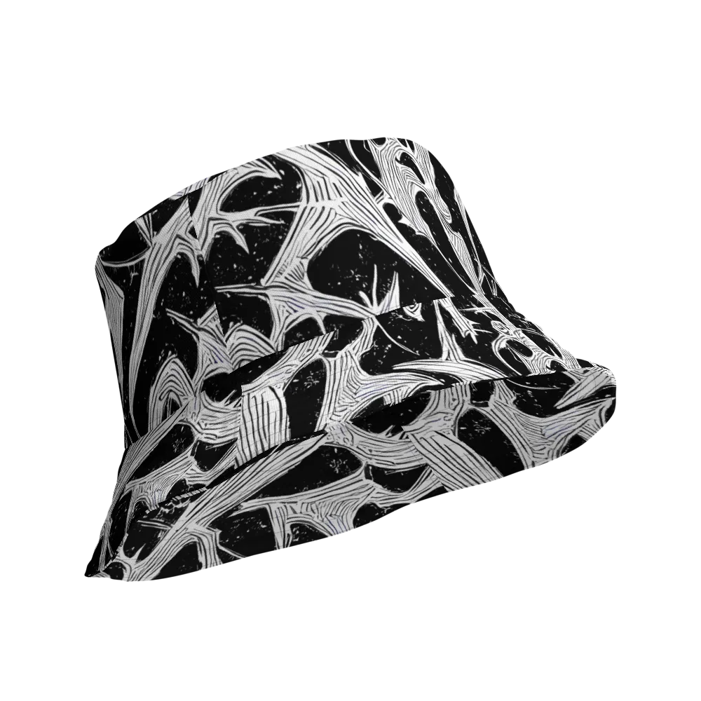 Inkwood Veins on Reversible Bucket Hat — Product details Outside
