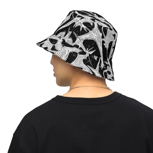 Inkwood Veins on a Reversible Bucket Hat
