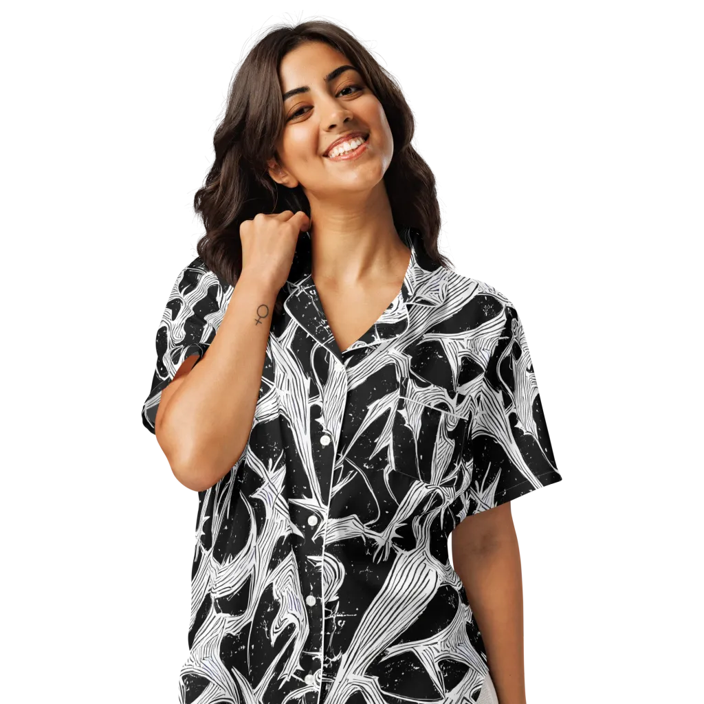 Inkwood Veins on Women's Short Sleeve Pajama Top — Front