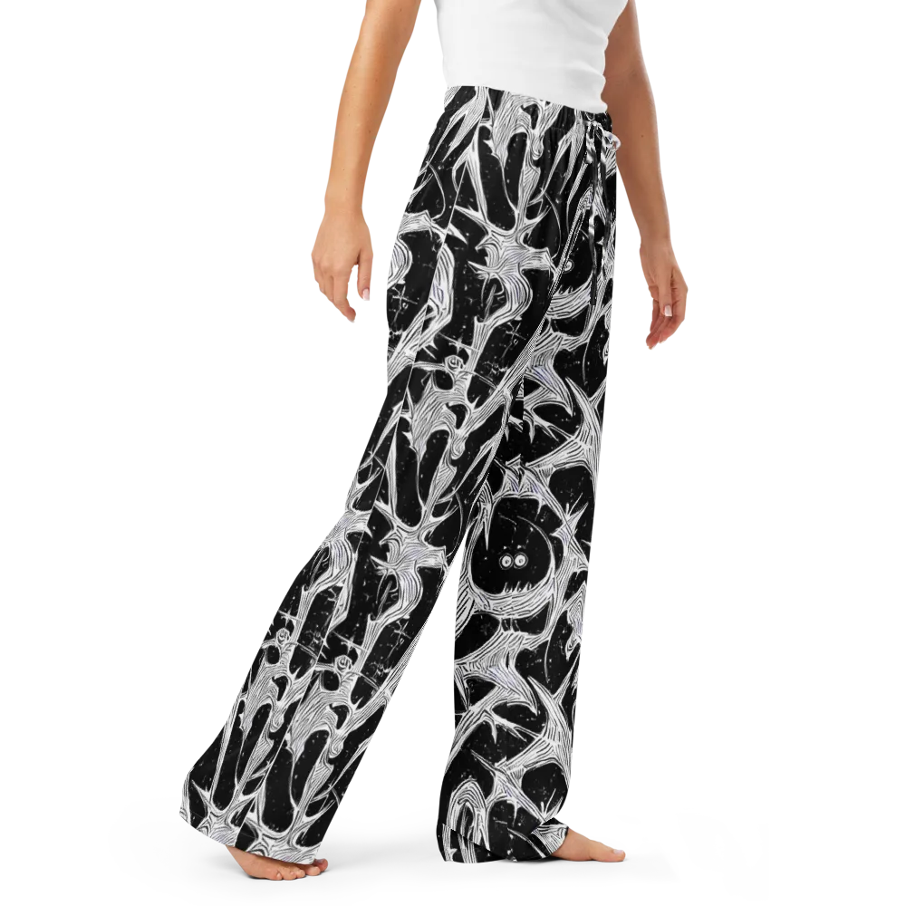 Inkwood Veins on Women's Pajama Pants — Right Front