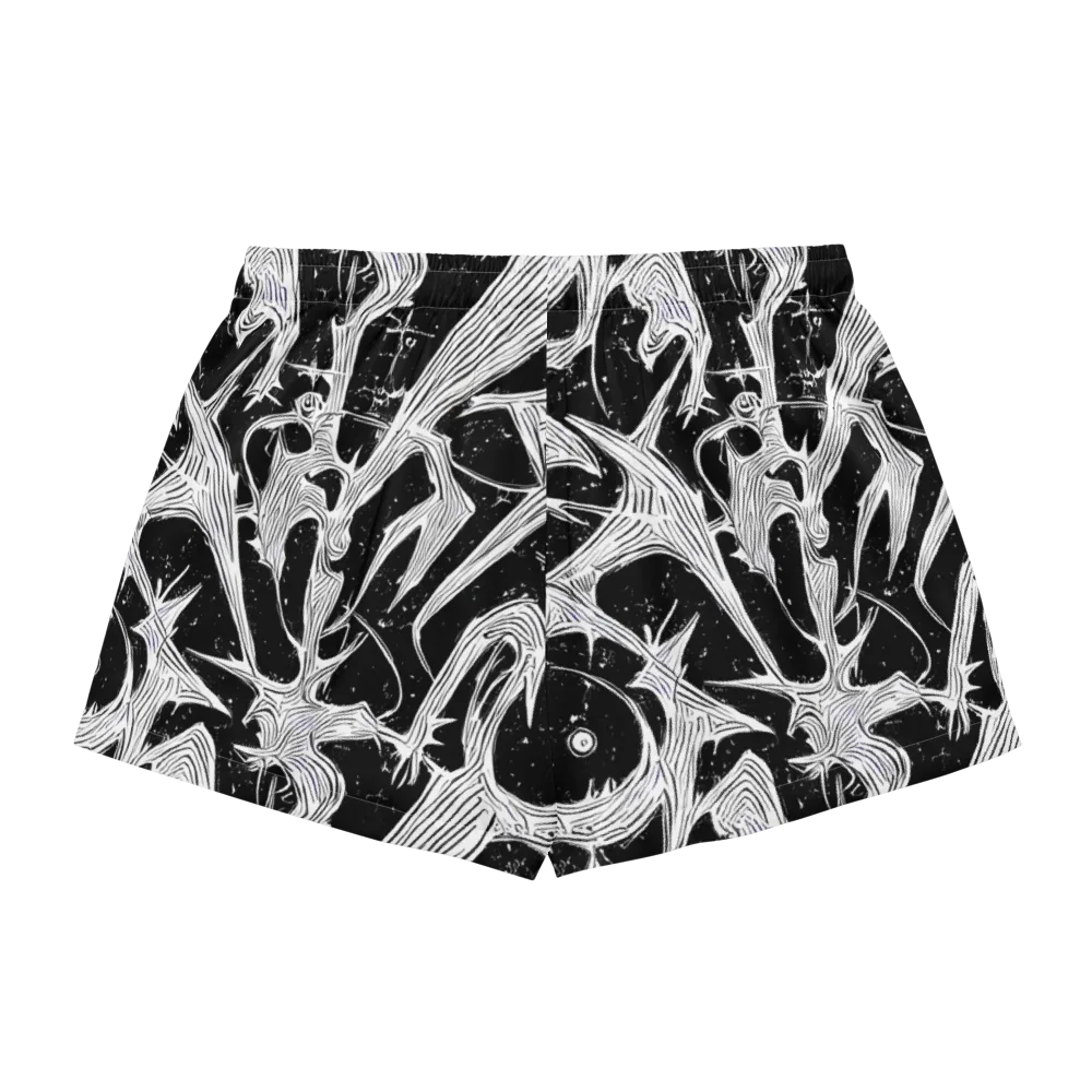 Inkwood Veins on Women's Pajama Shorts — Back