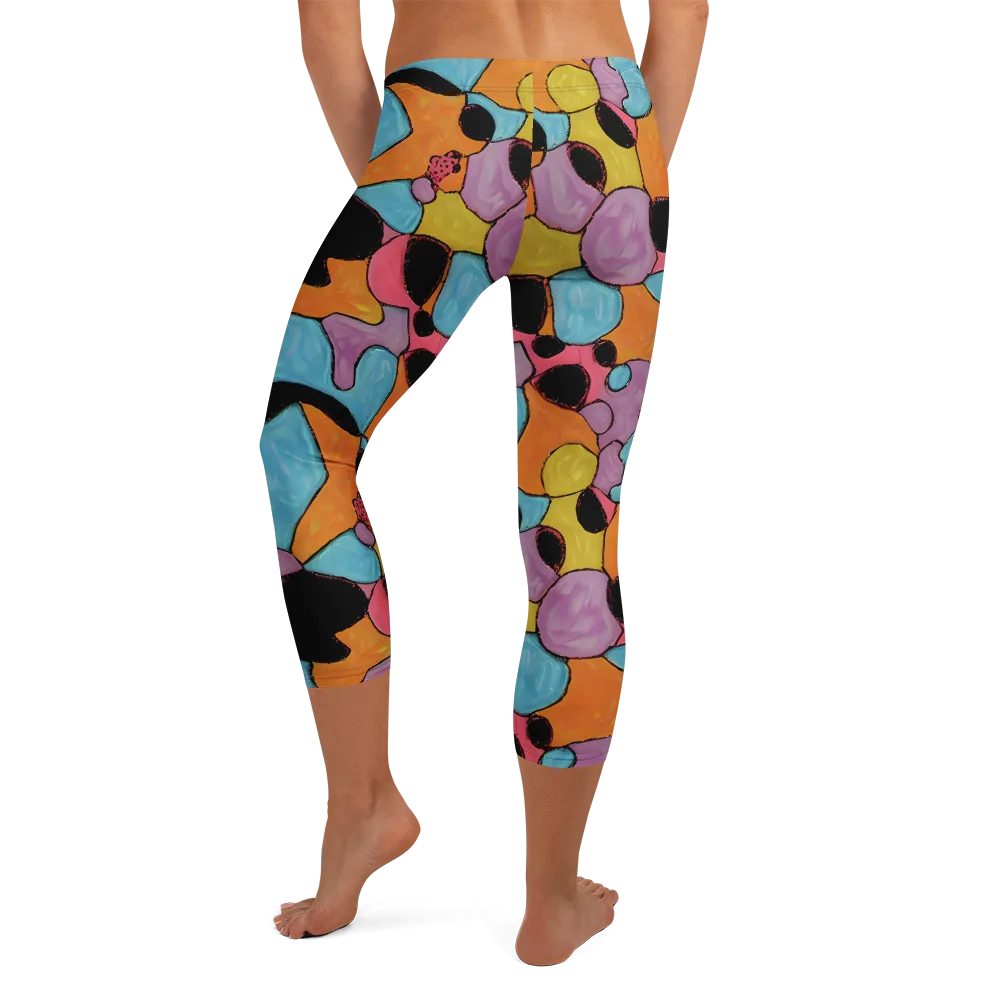 Pop Prism on Capri Leggings — Back