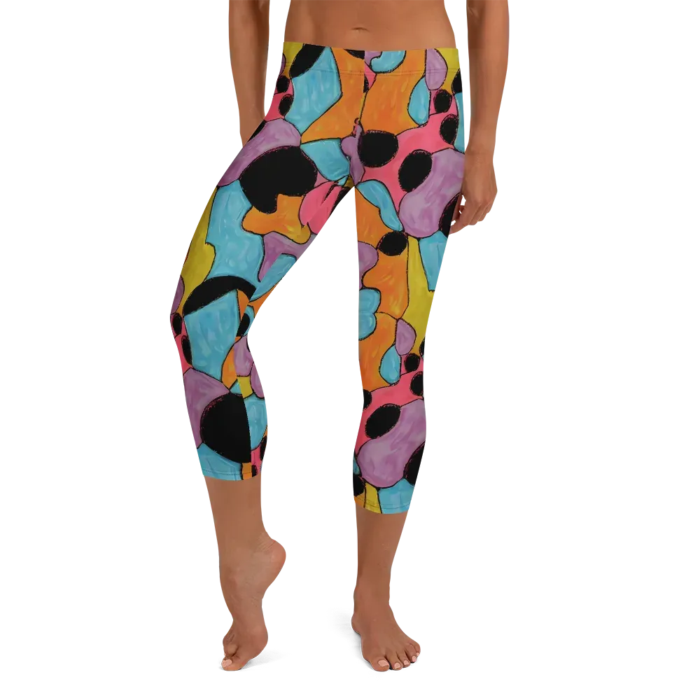 Pop Prism on Capri Leggings — Front