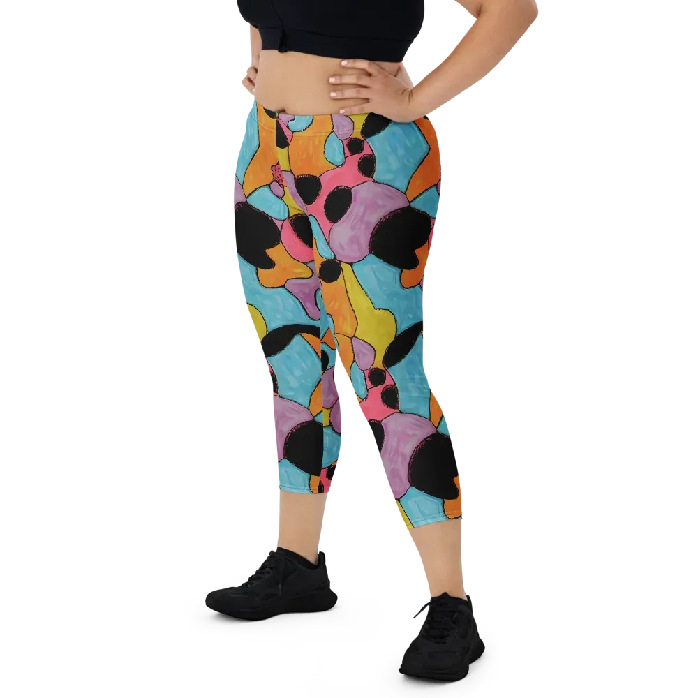 Pop Prism on Capri Leggings — Front