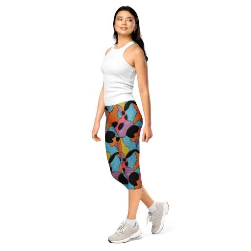 Pop Prism on a Capri Leggings