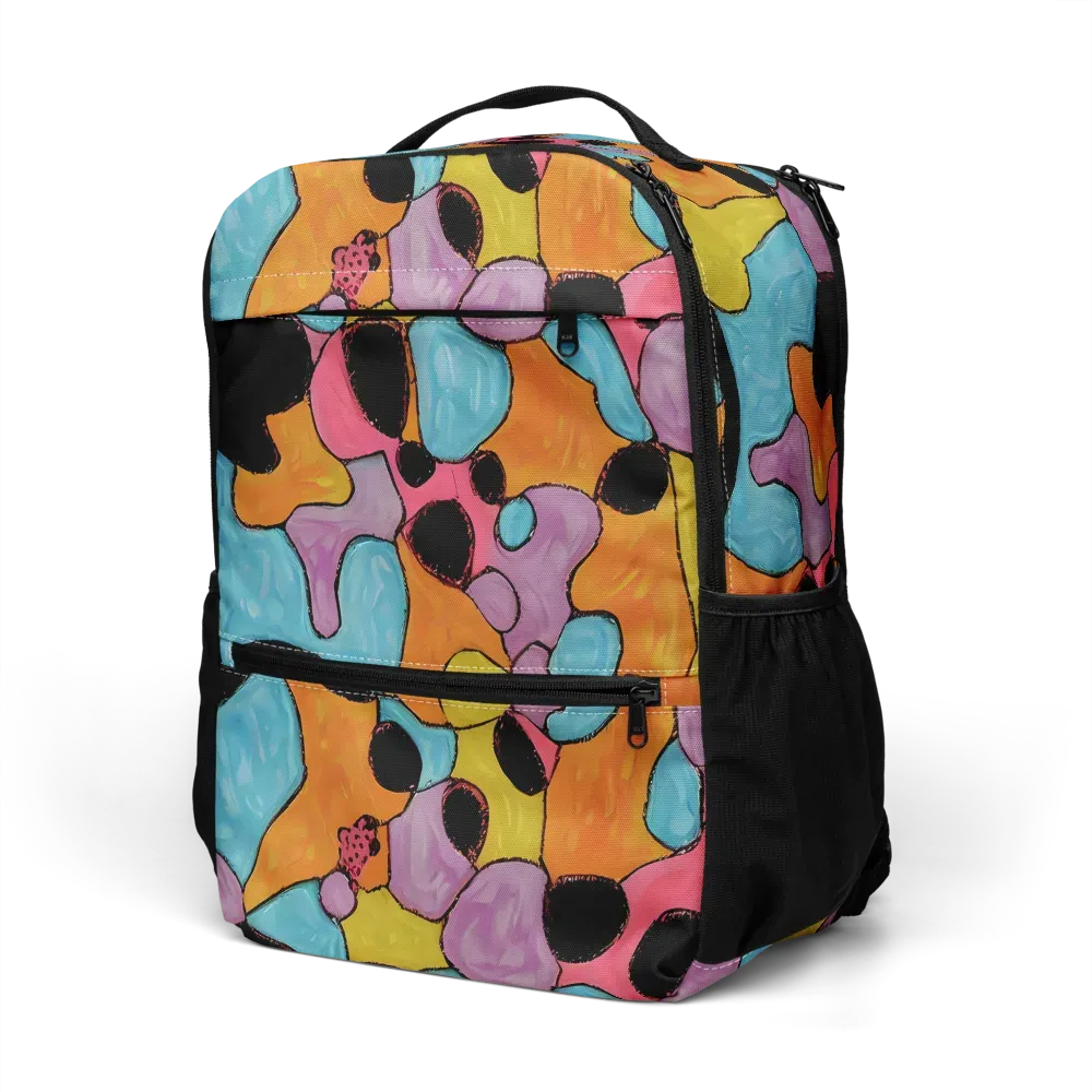 Pop Prism on Utility Backpack — Left Front