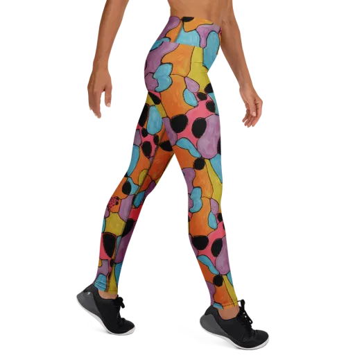 Pop Prism on a Yoga Leggings