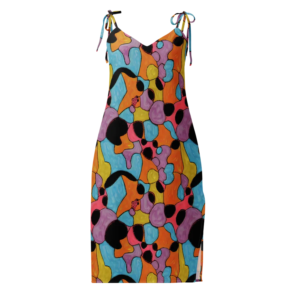 Pop Prism on Slip Dress — Front