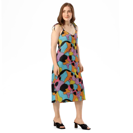 Pop Prism on a Slip Dress