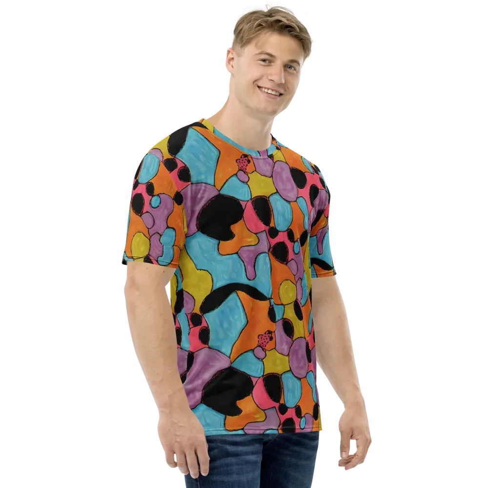 Pop Prism on Men's Crew Neck T-Shirt — Right