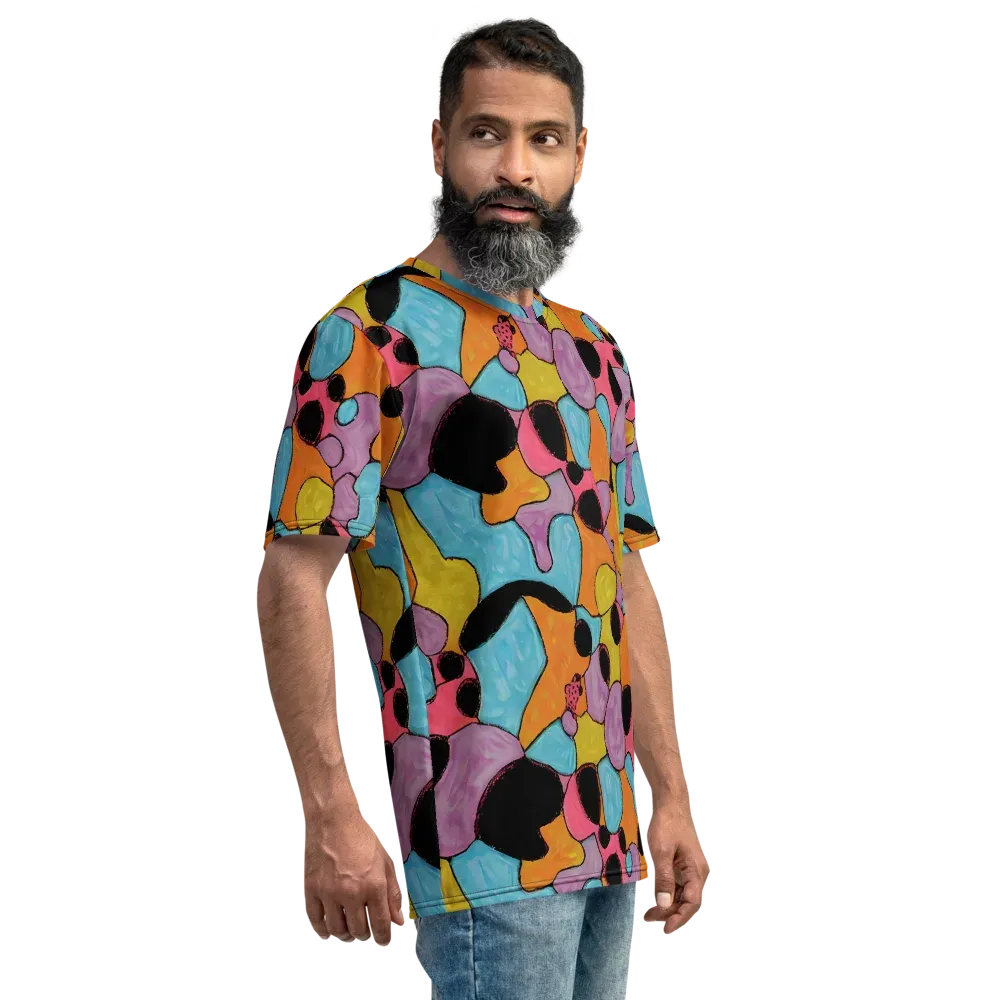 Pop Prism on Men's Crew Neck T-Shirt — Right