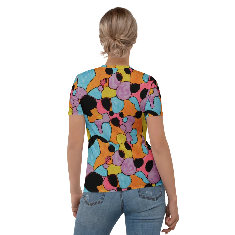 Pop Prism on Women's Crew Neck T-Shirt — Back