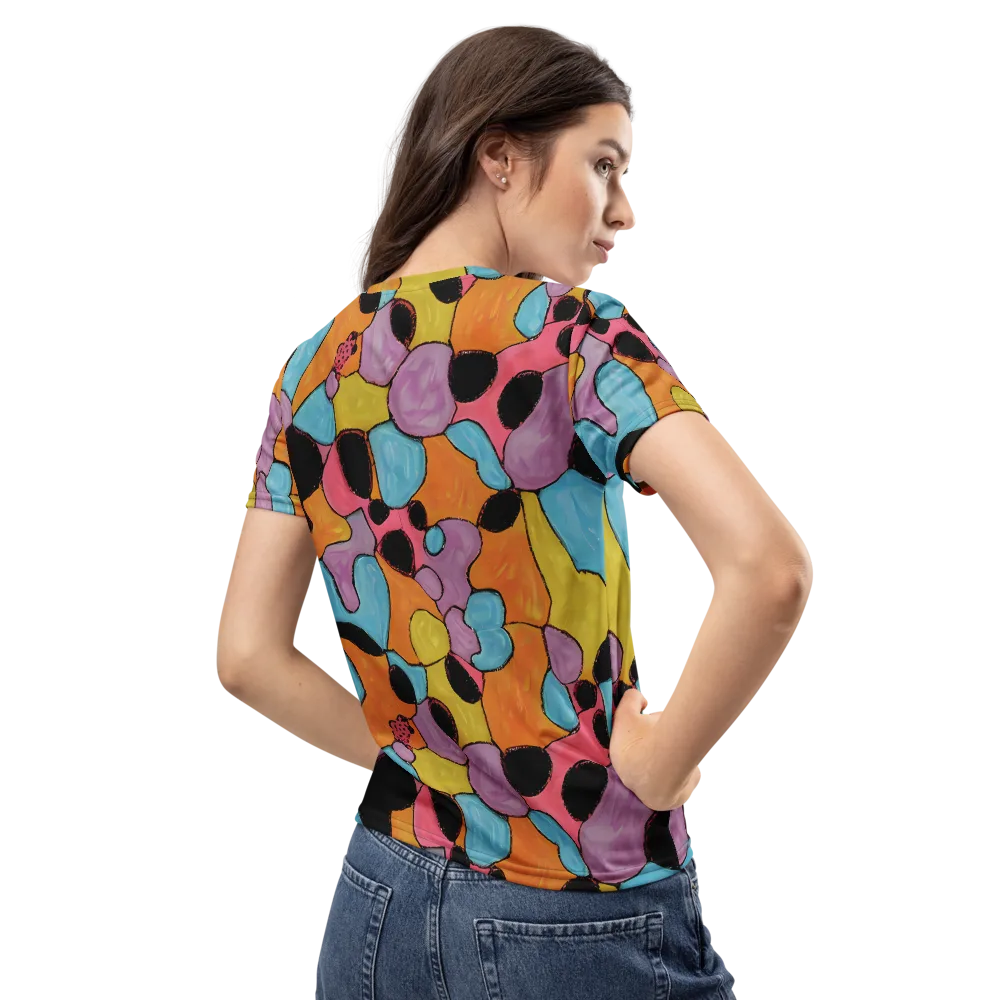Pop Prism on Women's Crew Neck T-Shirt — Back
