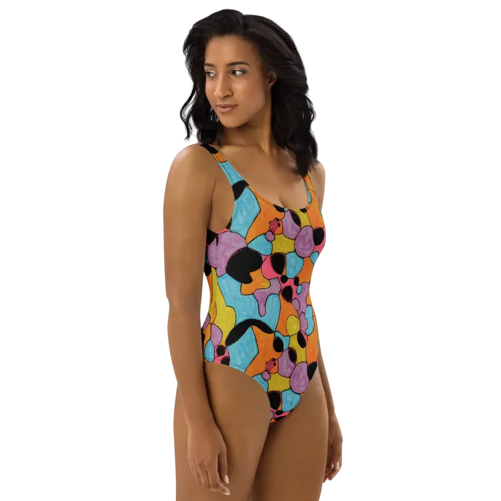 Pop Prism on One-Piece Swimsuit — Right