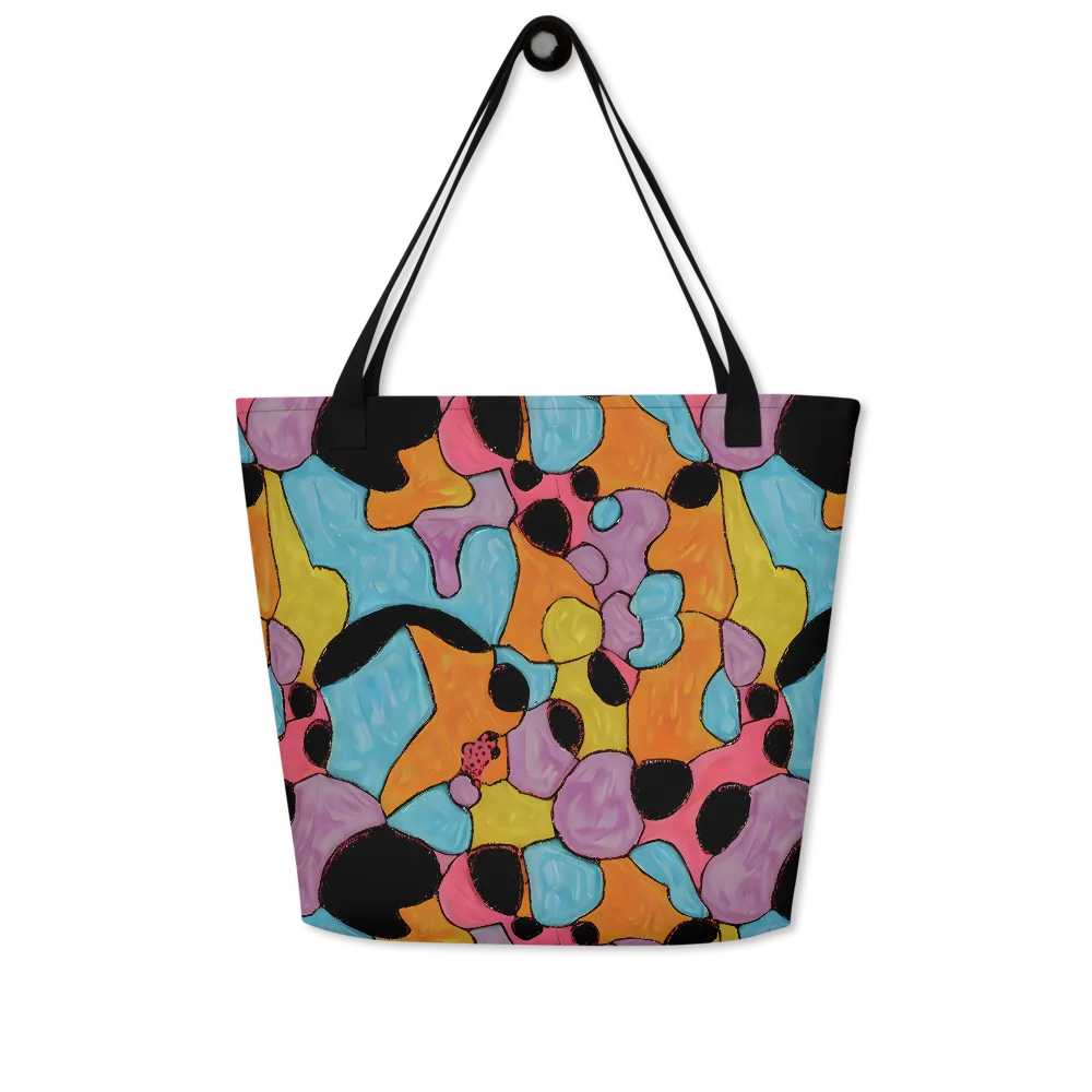 Pop Prism on Large Tote Bag W/ Pocket — Front
