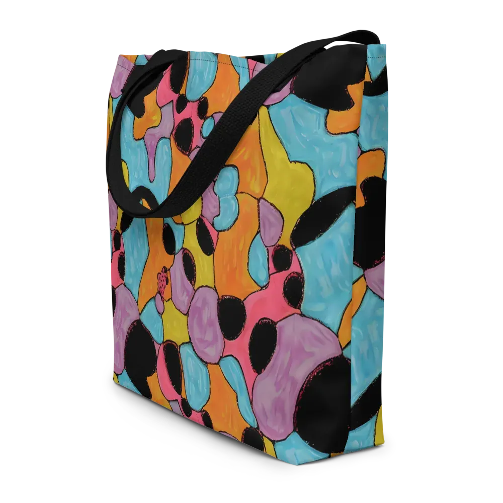 Pop Prism on Large Tote Bag W/ Pocket — Front