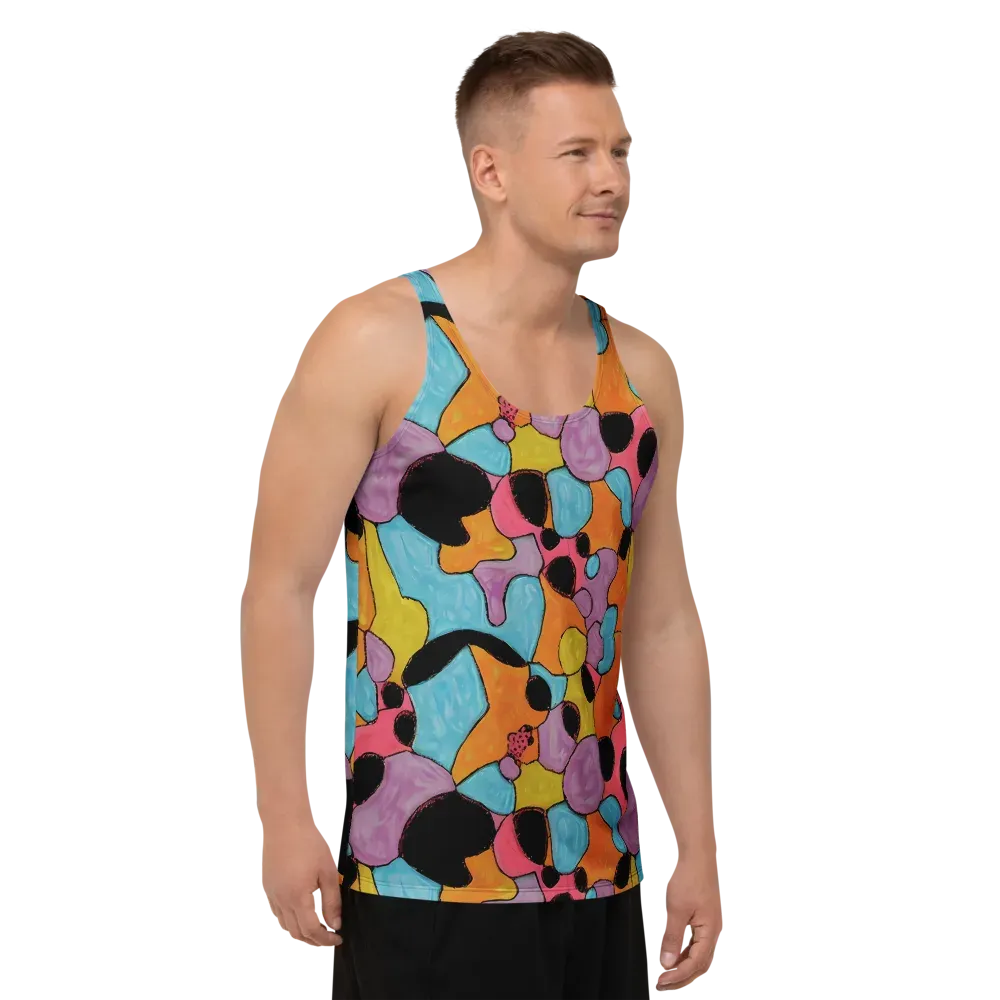 Pop Prism on Men's Tank Top — Right Front
