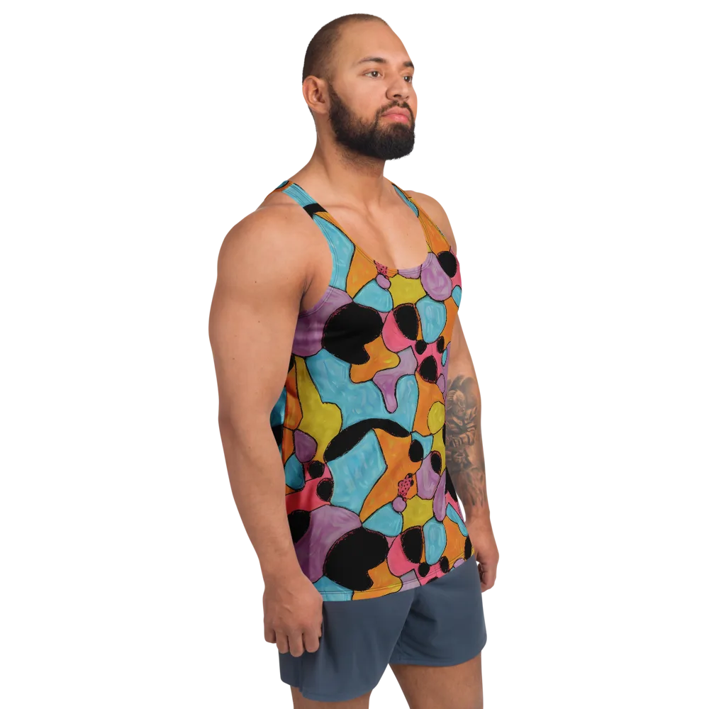 Pop Prism on Men's Tank Top — Right Front